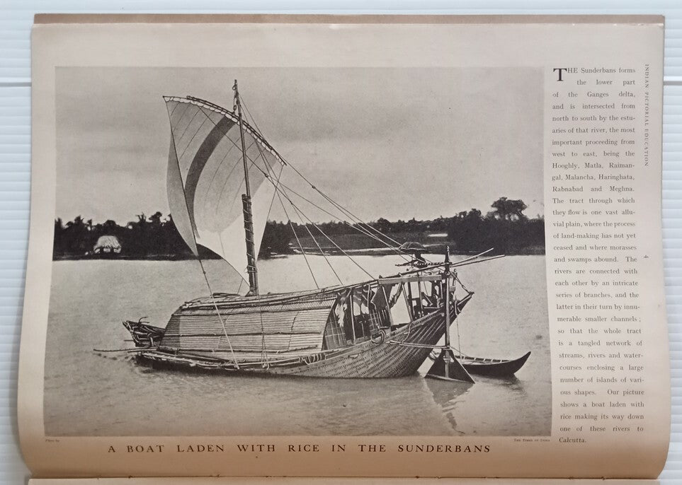 INDIAN PICTORAL EDUCATION 1929.30 Voll.1 No.4 Burma Shan, Rivers