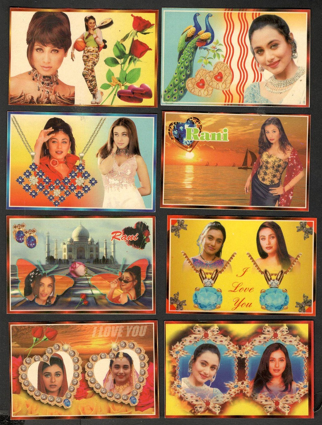 AOP India Bollywood pocket calendars & cards RANI MUKHERJEE (11)