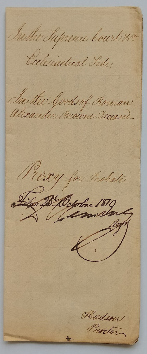 AOP India 1819 Supreme Court, Fort Williams, Calcutta document
