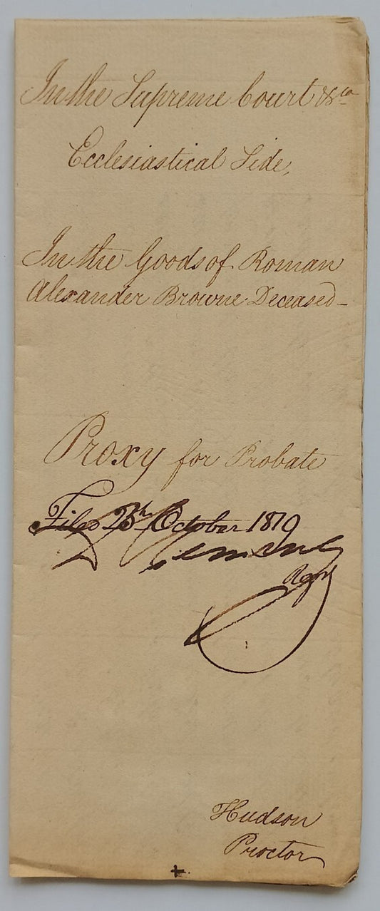 AOP India 1819 Supreme Court, Fort Williams, Calcutta document