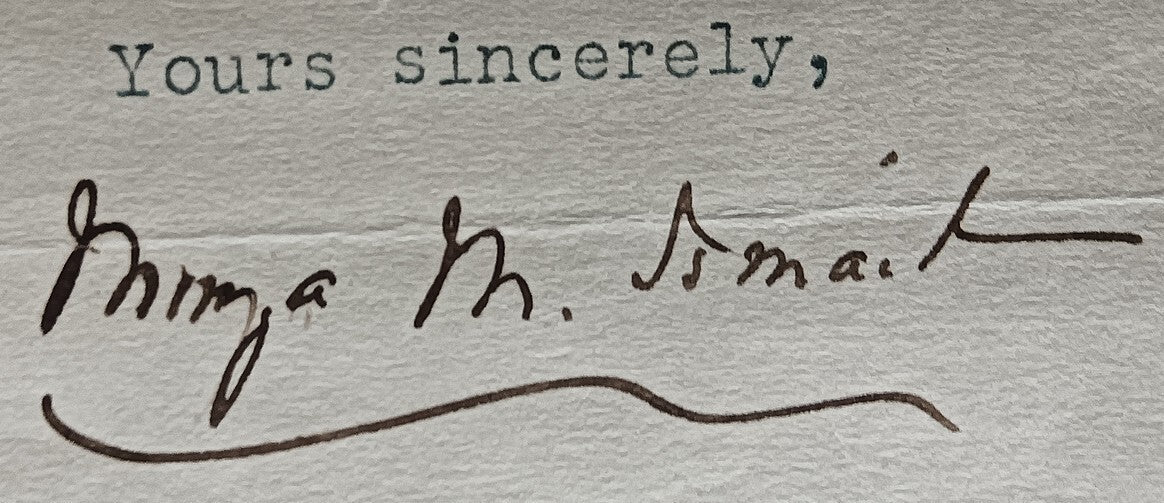 India 1942 crested letter PRIME MINISTER JAIPUR STATE signed Sir Mirza Ismail