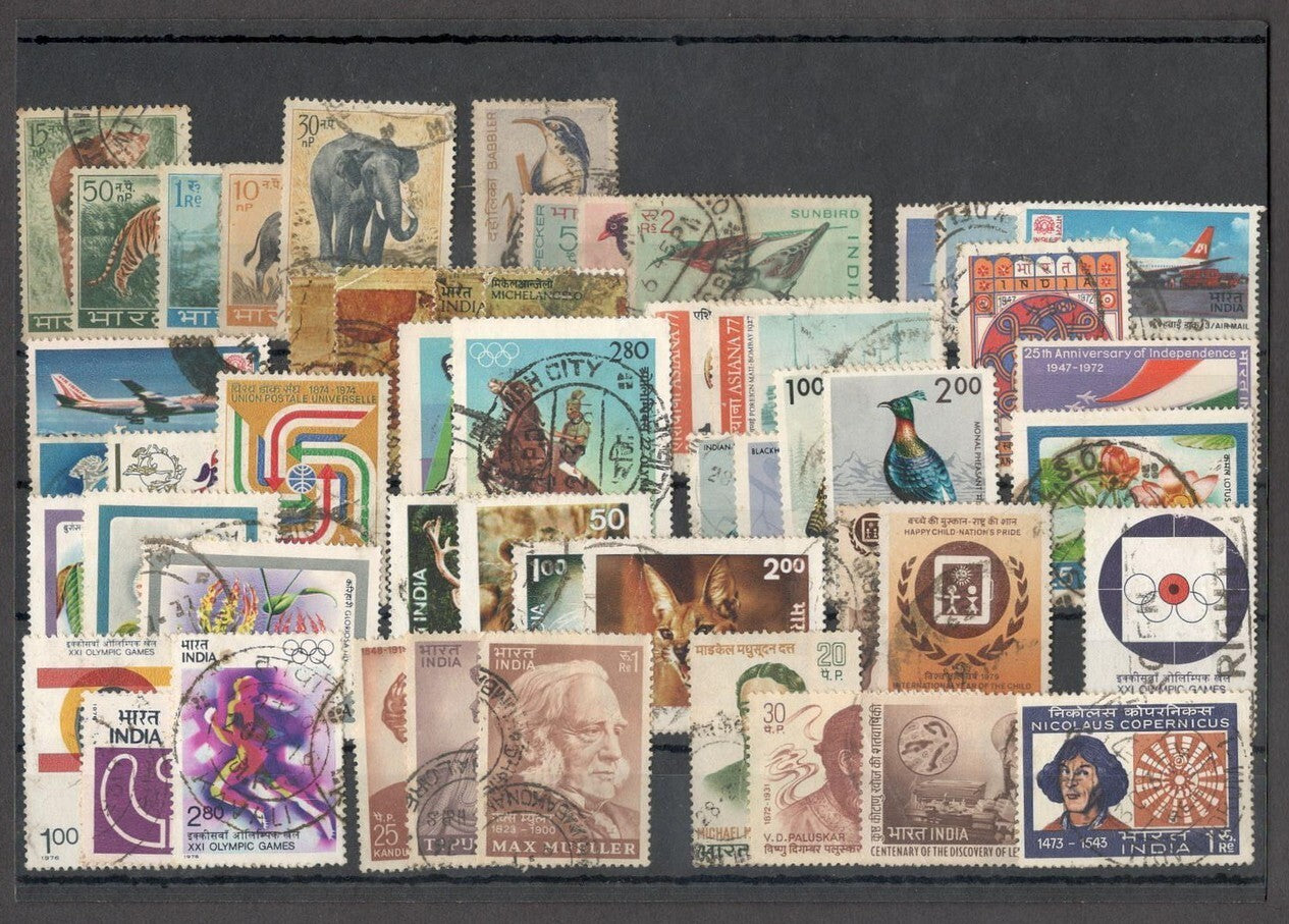 India small used 1963-79 comemorative collecion