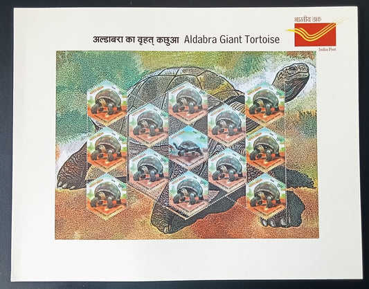 India 2008 Aldabra Giant Tortoise Presentation folder