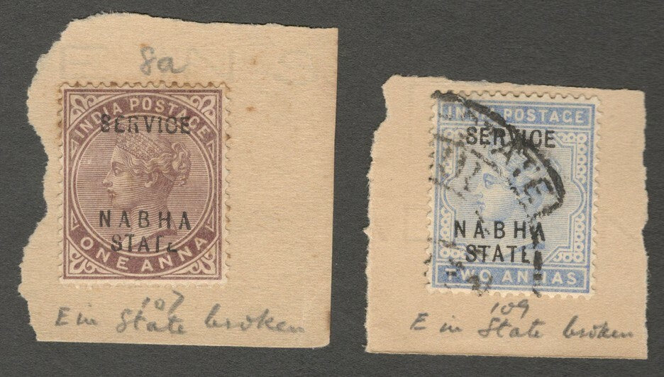 India Nabha State QV Queen Victoria contant error STATL for STATE (2)