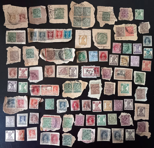 India pre 1947 on & off paper accumulation (200+ stamps)