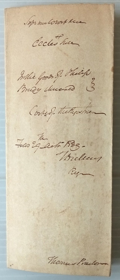 AOP India 1839 Supreme Court, Fort Williams, Calcutta document	