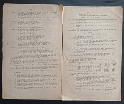 India 1931 PG'S POSTAL CIRCULAR Consular Mail of the Aghanistan Govt., etc.