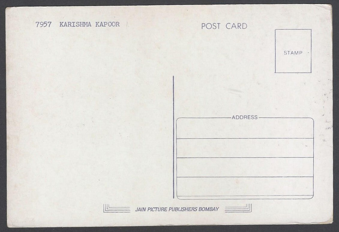 AOP India vintage Bollywood postcard collection KARISHMA KAPOOR (7)