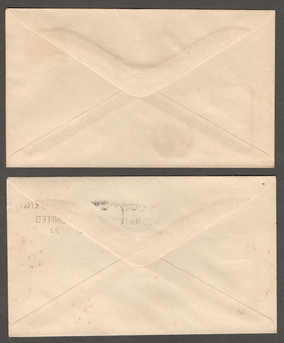 (AOP) India 1960-61 UN DAY slogan 1st day card & covers (3)
