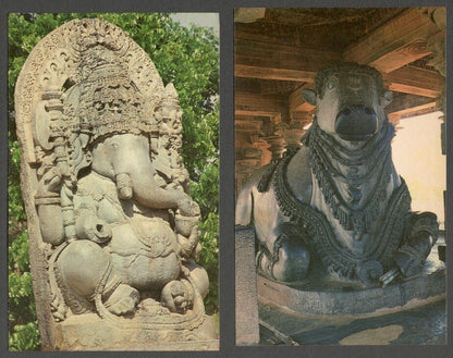 AOP India vintage postcards HALEBEEDU (10)