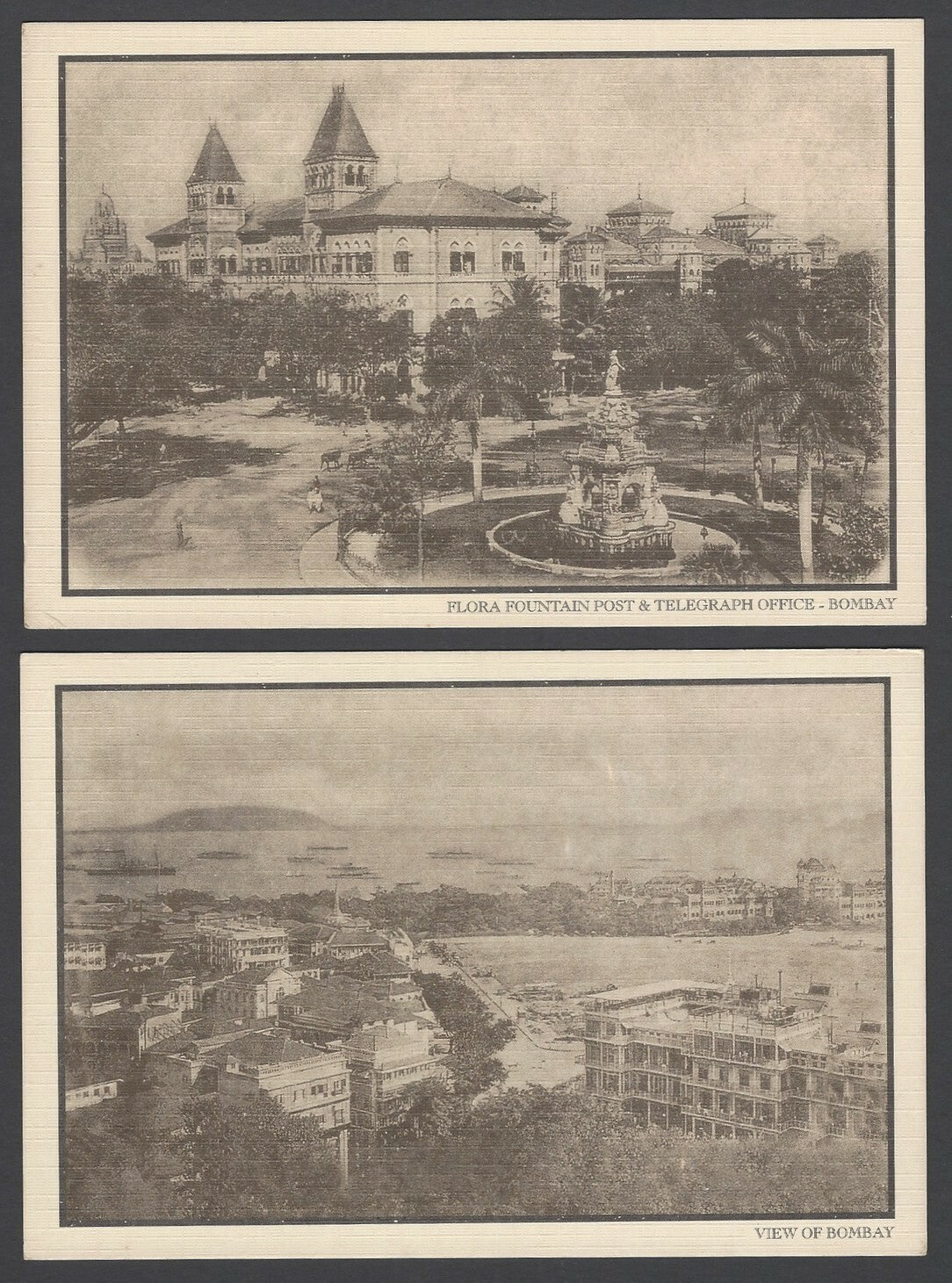 India BOMBAY 100 YEARS AGO group of 11 postcards