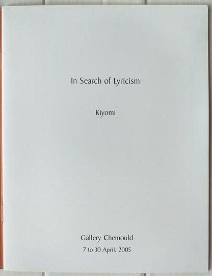 India Contemporary Art KIYOMI 2005 Exhibition souvenir 8 pages