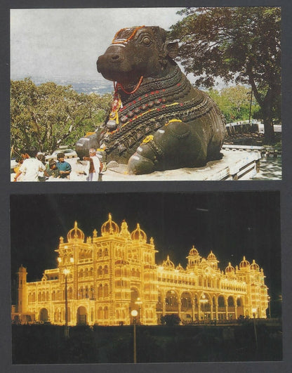 AOP India MAGNIFICENT VIEWS OF MYSORE packet of 10 picture postcards