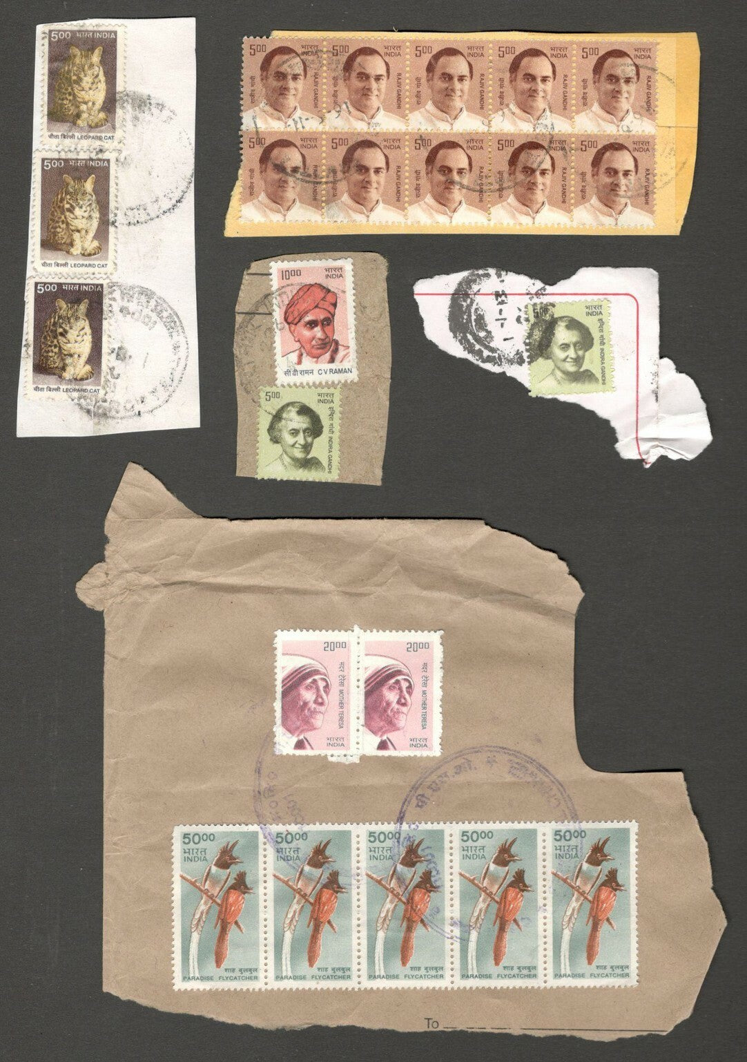 AOP India on paper mix including much high values 350+