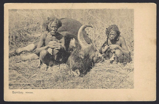 India Bombay Hindus vintage UB postcard