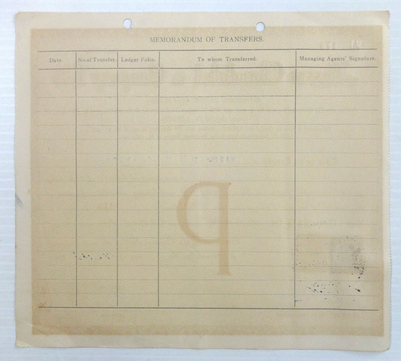 India 1948 Messrs Chandulal & Company share certificate