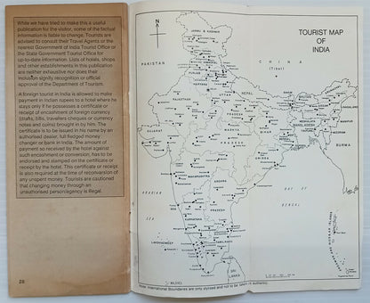 AOP India vintage tourist brochure TRIVANDRUM