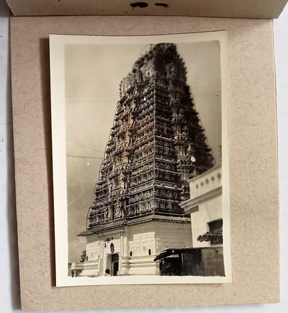 AOP India MYSORE vintage booklet with 9 small photographs