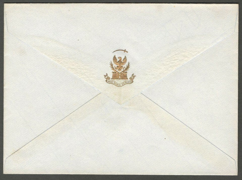 AOP India Unidentified herald crested envelope