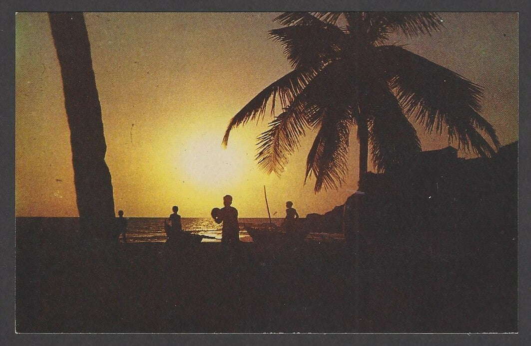 India Beaches & Sea Shores of Goa collection of c.1970s vintage postcards (9)