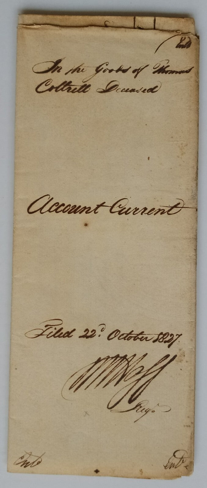 AOP India 1837 Supreme Court, Fort Williams, Calcutta document