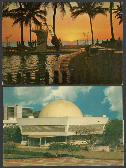 (AOP) India BOMBAY vintage postcards (10)