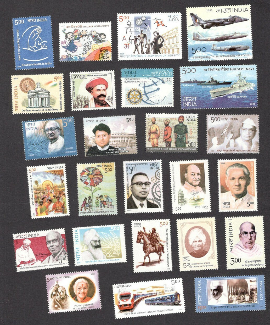 India 2005 Year pack / Year set MNH