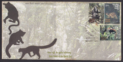 India 2009 First Day cover collection (9), most with unused brochures