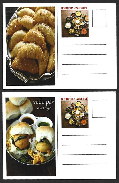 (AOP) India 2017 Indian Cusine set of 24 maxicards