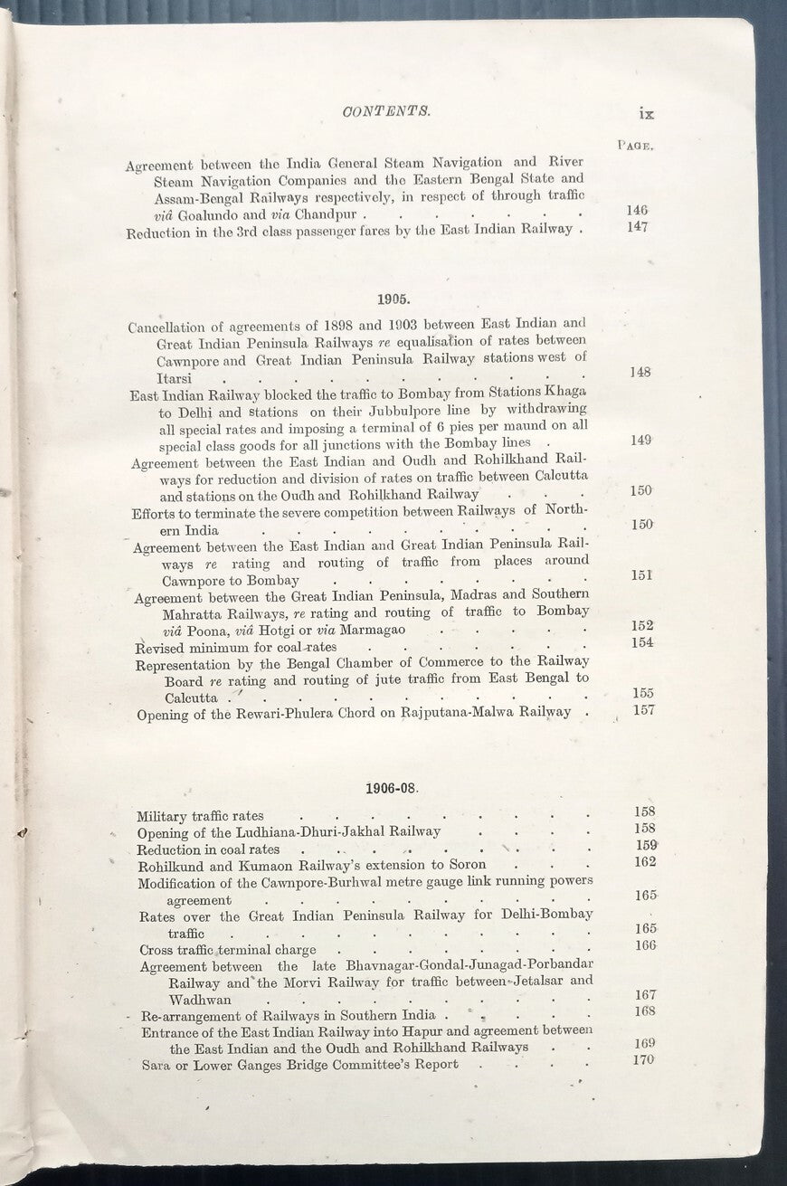 AOP A Monograph on India Railway Rates by Ghose 1918 HC 595pgs