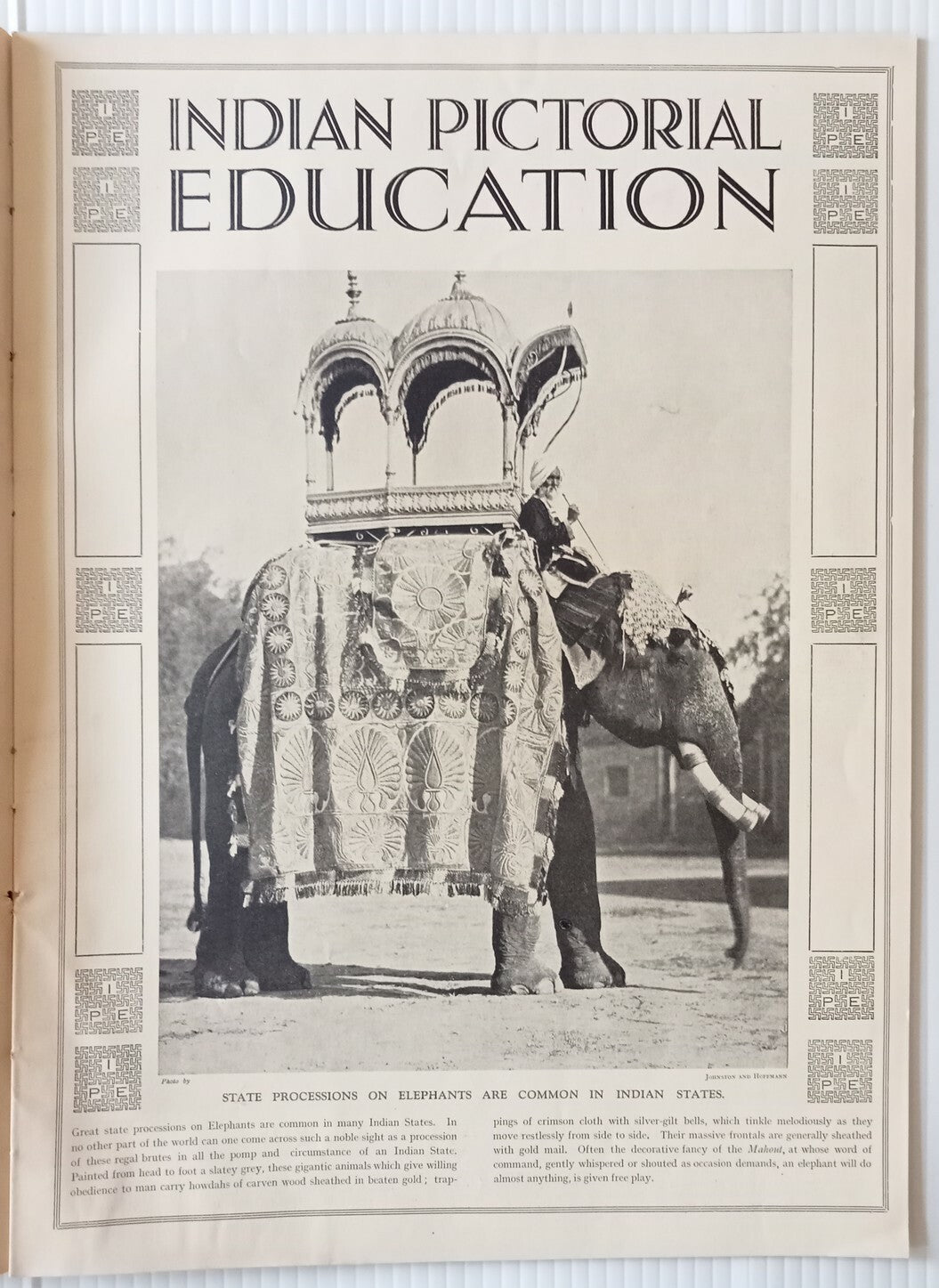 INDIAN PICTORAL EDUCATION 1929.30 Vol.1 No.7 Professions, Tribes, Buick