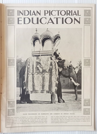 INDIAN PICTORAL EDUCATION 1929.30 Vol.1 No.7 Professions, Tribes, Buick