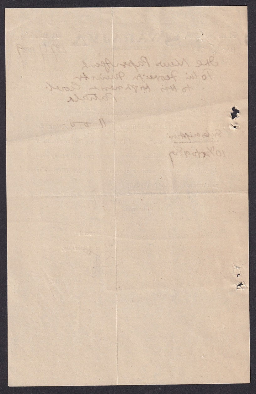 India - The Swarajya (journal founder by B.R. Ambedkar) letterhead used 1929