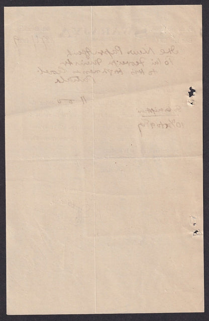 India - The Swarajya (journal founder by B.R. Ambedkar) letterhead used 1929