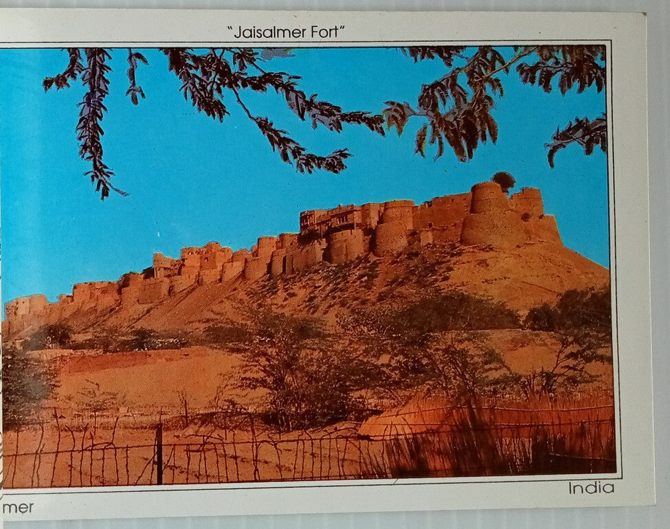 AOP India JAISALMER booklet of 10 postcards