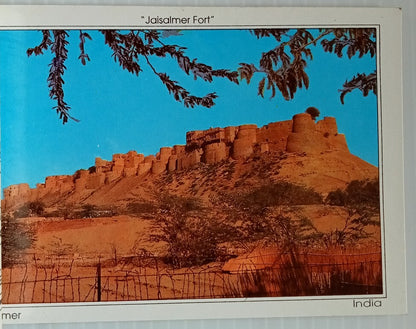 AOP India JAISALMER booklet of 10 postcards