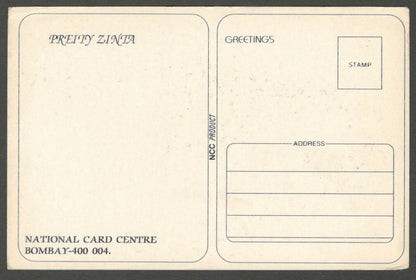 AOP India Bollywood vintage postcard PREITY ZINTA