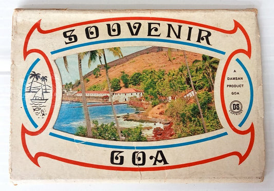 AOP India vintage 10 postcard folder SOUVENIR GOA