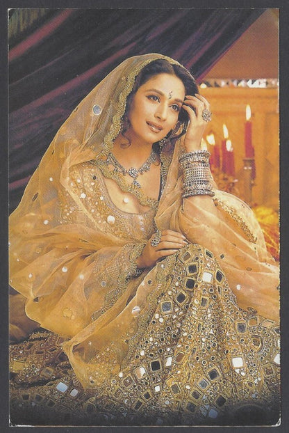 AOP India Bollywood MADHURI DIXIT vintage postcard