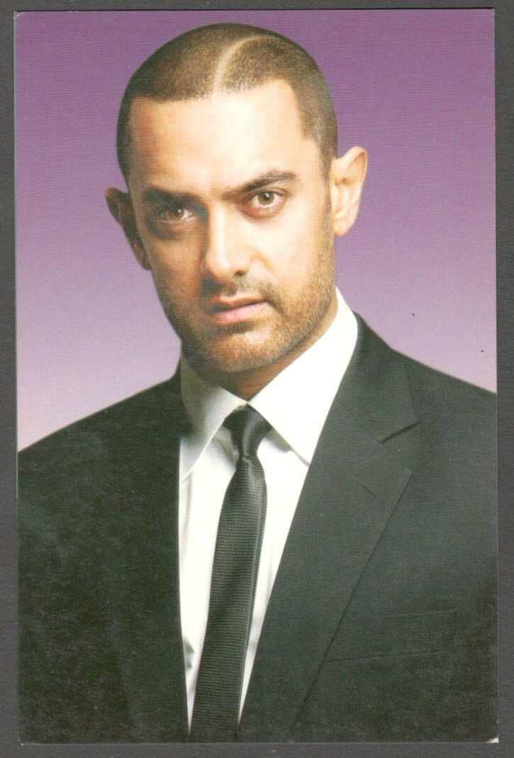 AOP India Bollywood postcard AAMIR KHAN