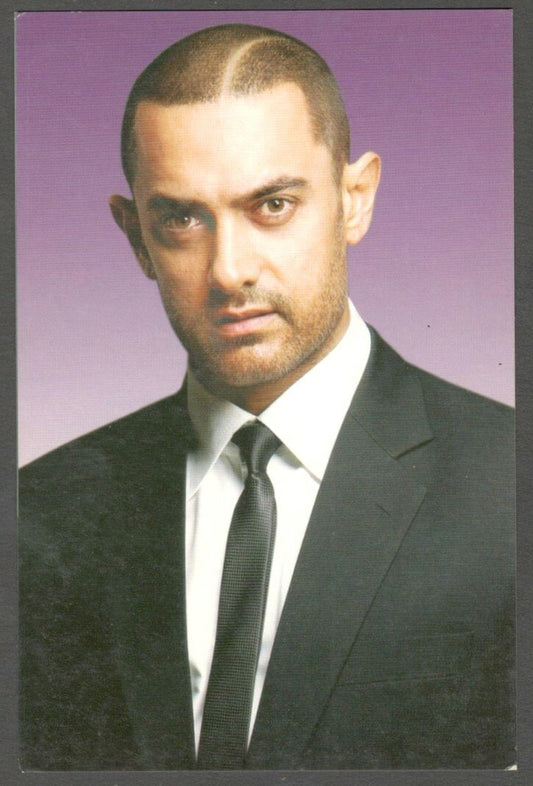AOP India Bollywood postcard AAMIR KHAN