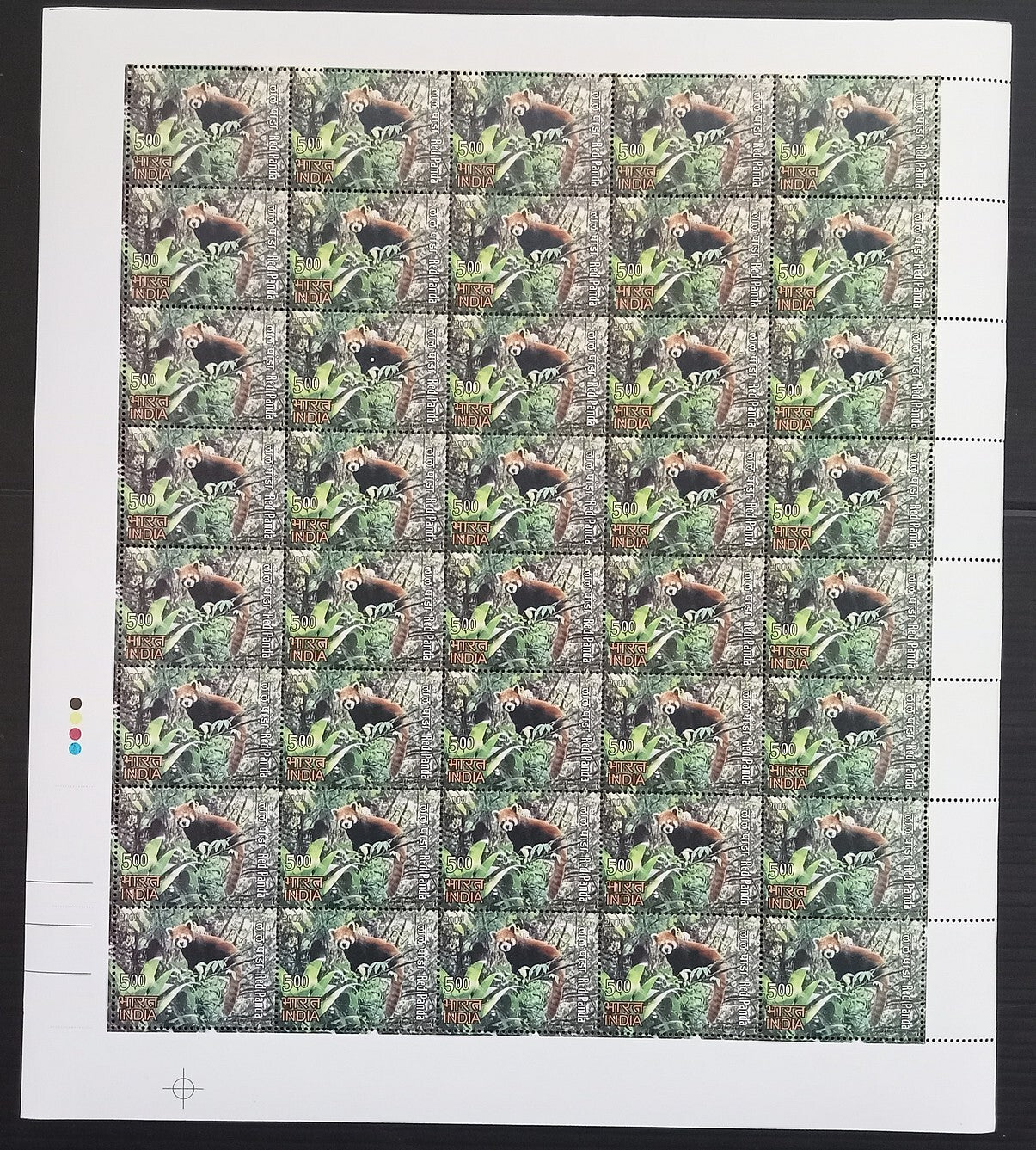 India 2009 Rare Fauna of the North East set of 3 sheets of 40 MNH