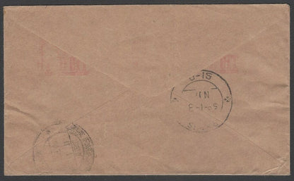 AOPIMT India 1965 STATESMAN (Calcutta Newspaper) advertisement meter cover