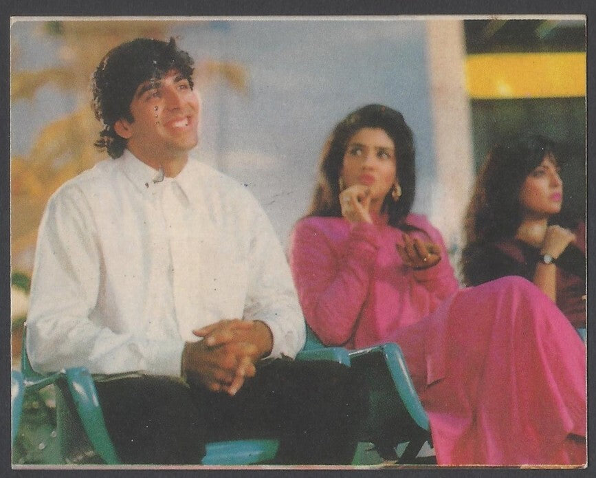 AOP2 India Bollywood 1997 Pocket Calendar - Raveena Tandon & Akshay Kumar