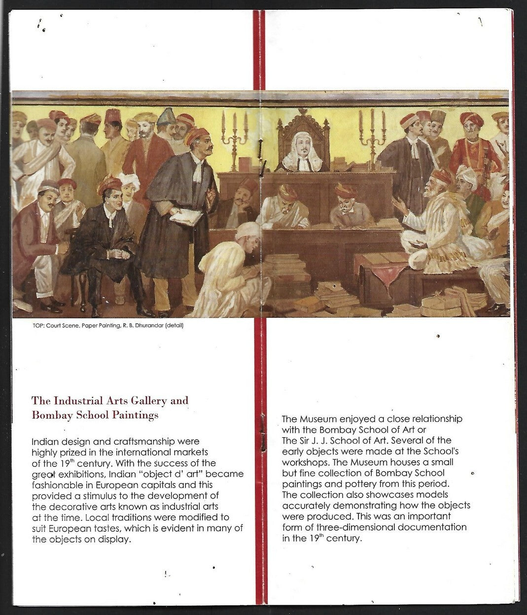(AOP) Dr. BHAU DAJI LAD Museum, Bombay, India vintage guide book