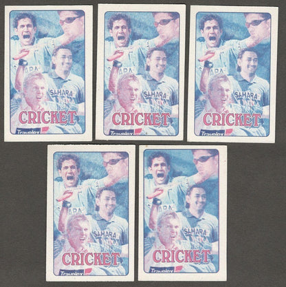 (AOP) India CRICKET South Africa players trading cards with player statistics (5