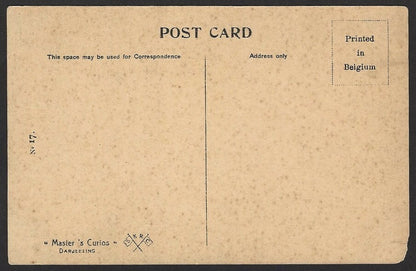 India Tibetian Lama Beggar vintage postcard