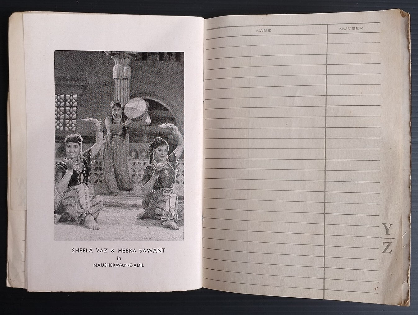 (AOP) India 1957 pictorial promotional dairy NAUSHERWAN E ADIL Telephone Dairy