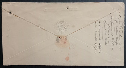 AOP India 1913 OHMS env frm Resident of Jaipur to Madho Singh Maharaja of Jaipur