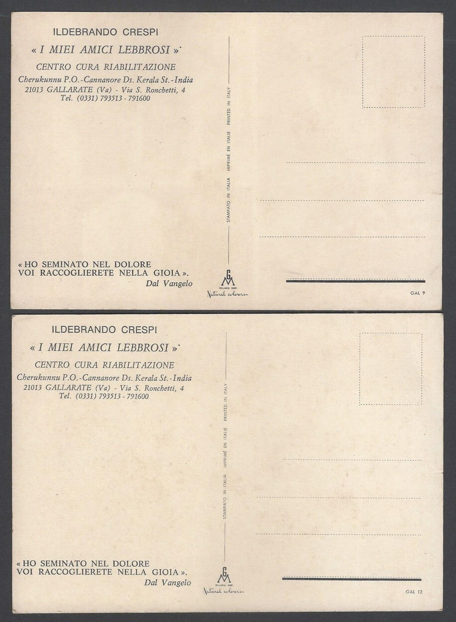 AOP India vintage Leprosy postcards titled MY LEPER FRIENDS (5)